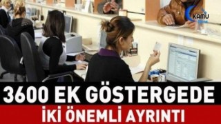 2 yıllık bölümler 3600 ek gösterge verilecek mi?