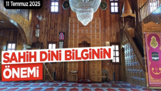 11.07.20225 Tarihli Cuma Hutbesi
