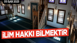 05 Eylül 2025 Tarihli Cuma Hutbesi
