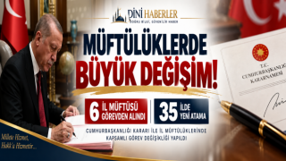 İl müftüleri kararnamesi yayımlandı