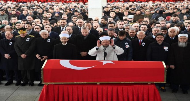 Şehit Musa Özalkan’ın cenazesi, dualarla son yolculuğuna uğurlandı