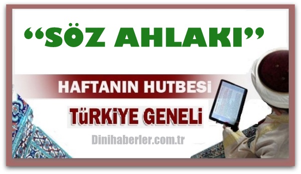 22.01.2016 Tarihli okunacak hutbe.. Turkiye Geneli