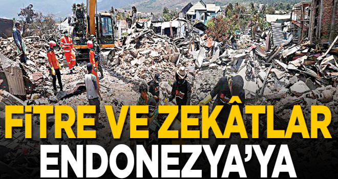 Fitre ve zekâtlar Endonezya’ya