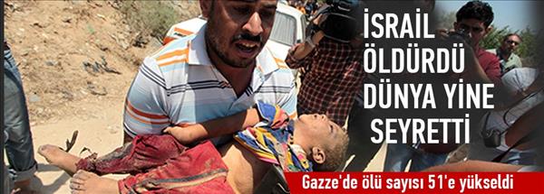 İsrail Gazze&#39;ye &#246;l&#252;m yağdırıyor