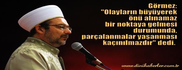 İslam dünyasında parçalanma uyarısı