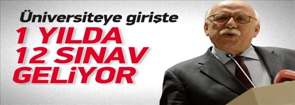 Üniversite sınavı yılda 12 kez yapılacak!