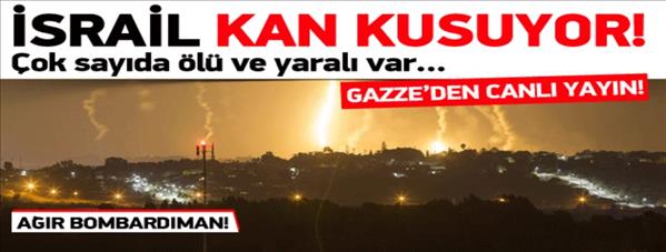 İsrail&#39;den yoğun bombardıman! CANLI İZLE