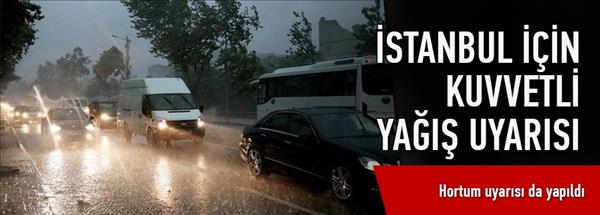 AKOM'dan İstanbullulara uyarı!