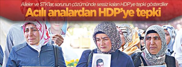 Acılı analardan HDP’ye tepki