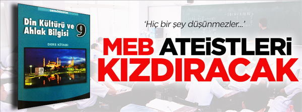 MEB'den Din Kültürü kitabında 'tanrı'lı ateist tanımı