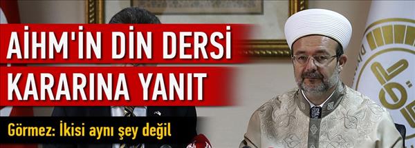 Din eğitimi ile din dersi aynı şey değil