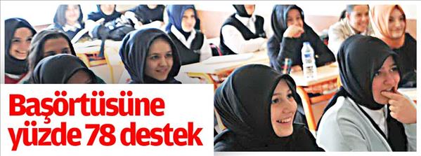 Baş&#246;rt&#252;s&#252;ne y&#252;zde 78 destek