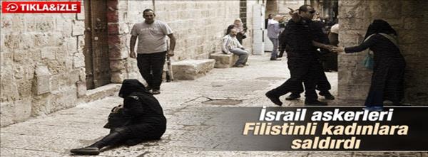Filistinli Kadın İsrailli Askerler Tarafından Yumruklandı