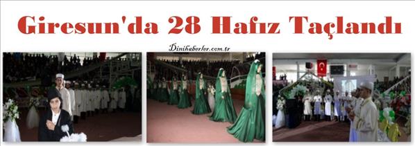 Giresunda Hafızlık İcazet Töreni
