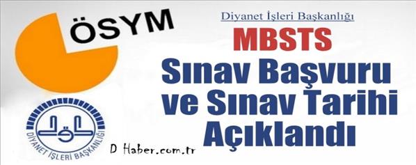 MBSTS Sınav Tarihi Açıklandı