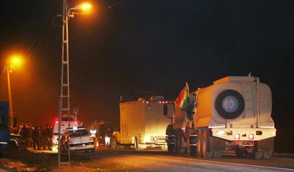 Peşmerge grupları sınırda buluştu