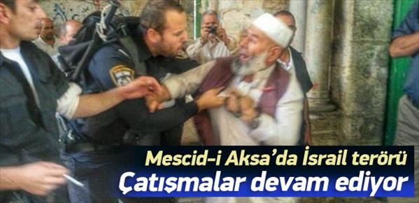 İsrail, Mescid-i Aksa'da terör estiriyor