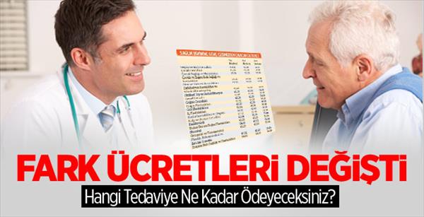 Hastane Fark &#220;cretleri Değişti! İşte Detaylar