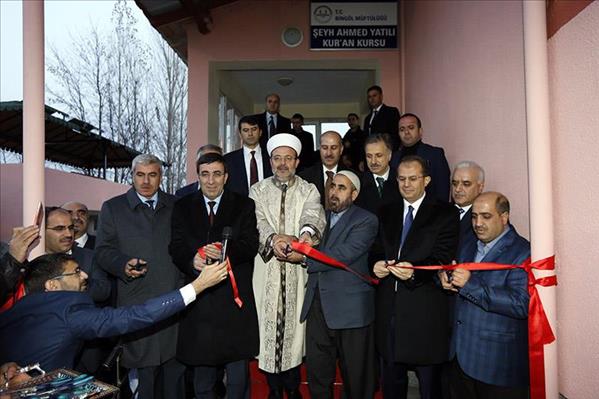 Diyanet İşleri Başkanı Görmez, Şeyh Ahmet Kur'an Kursunu hizmete açtı...