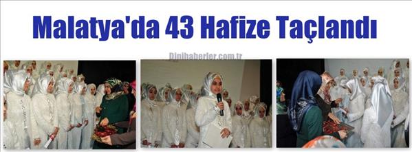 43 Bayan Hafız İçin Merasim Düzenlendi