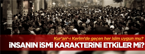 İnsanın ismi karakterini etkiler mi