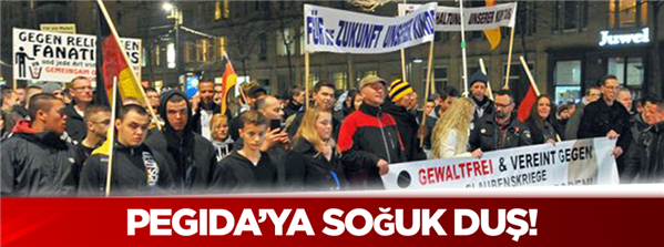 PEGIDA&#39;ya soğuk duş
