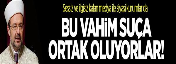 Görmez den sessiz yığınlara uyarı