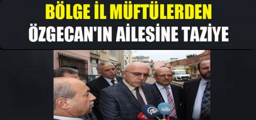 İl M&#252;ft&#252;leri &#214;zgecan&#39;ın Ailesine Taziye Ziyaretinde Bulundu