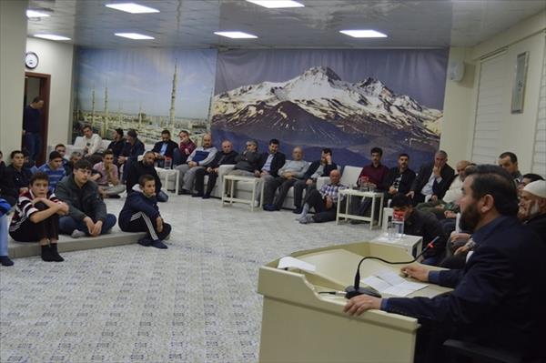Hacılar İl&#231;e M&#252;ft&#252;s&#252; Mehmet &#214;ZBEK ten Konferans