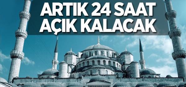 Selimiye Camisi&#39;nin kapısı hi&#231; kapanmayacak