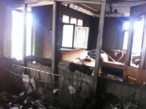 İMAM HATİP MUSTAFA YILDIZIN EVİ YANDI