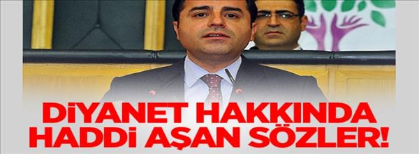 Demirtaş tan Haddi Aşan S&#246;zler