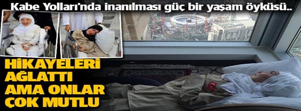 Tuğba ve Zehra nın ağlatan Kabe yolculuğu