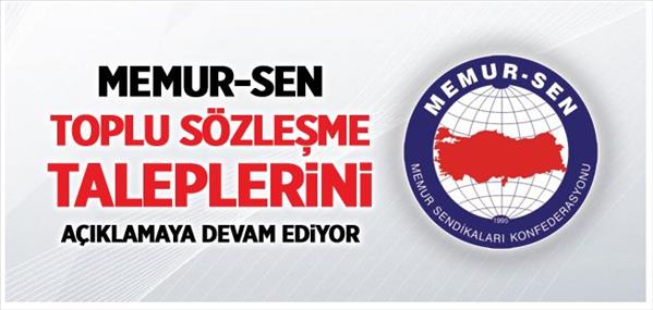 Memur Sen Toplu Sözleşme Taleplerini Açıklamaya Devam Ediyor