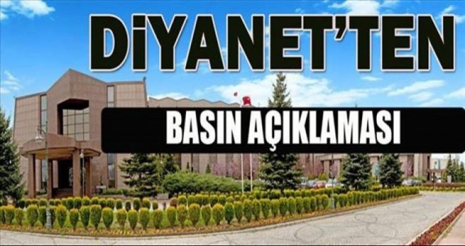 Diyanet İşleri Başkanlığından 'ayet' açıklaması