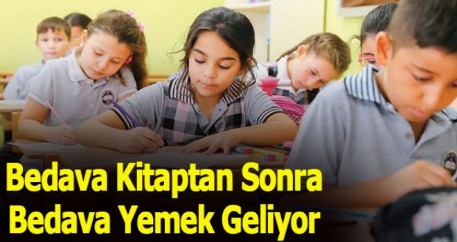 Tekli eğitimde 5 milyon öğrenciye ücretsiz yemek