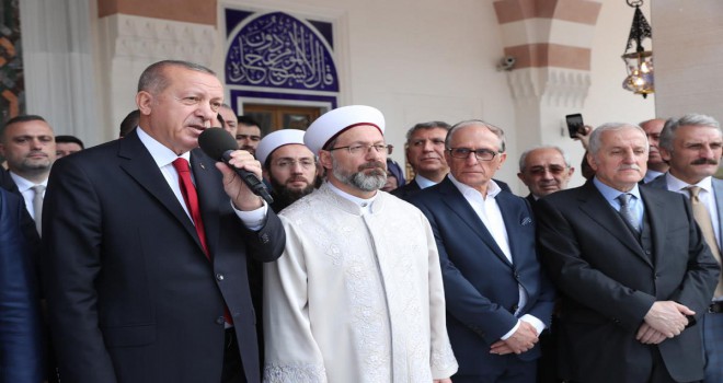 Hacı Osman Torun Camii dualarla açıldı