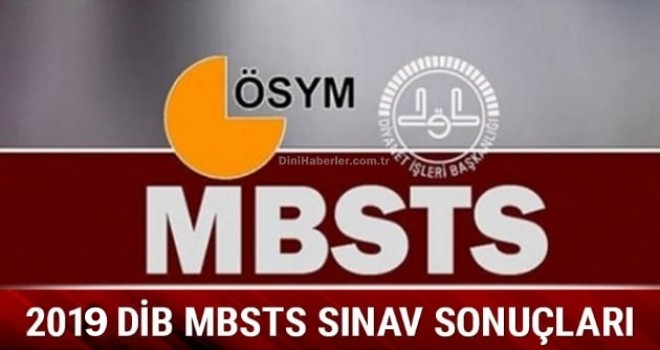 MBSTS sonuçları açıklandı