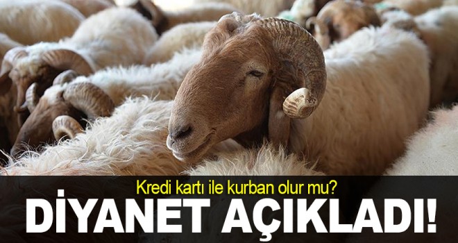 Diyanet açıkladı, Kredi kartıyla kurban olur mu?