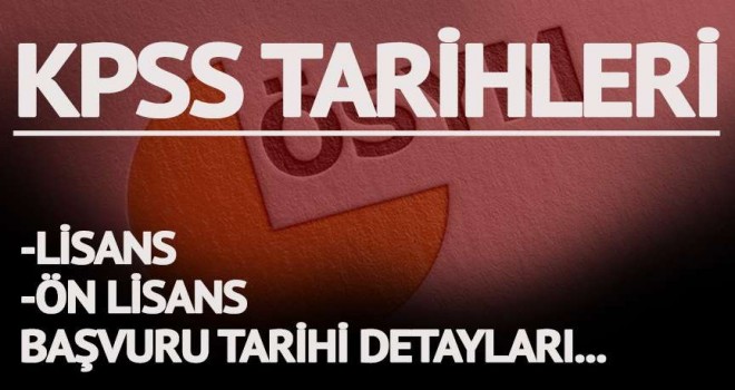 2018 KPSS Başvuru Ve Sınav Tarihleri Açıklandı!