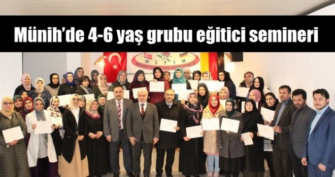 Münih’de 4-6 yaş grubu eğitici semineri