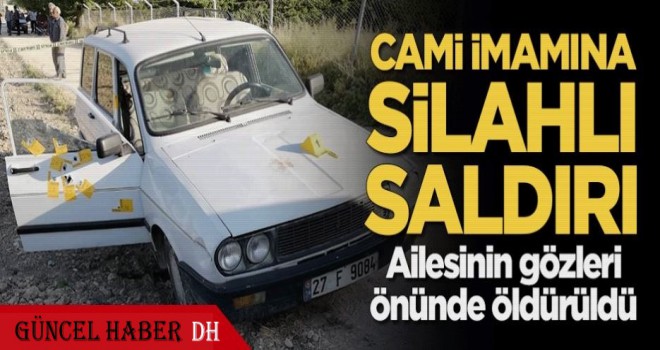 Cami imamına silahlı saldırı!