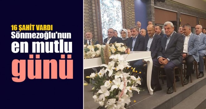 Bol Şahitli Nikah..Müftü Sönmezoğlu'nun en mutlu günü