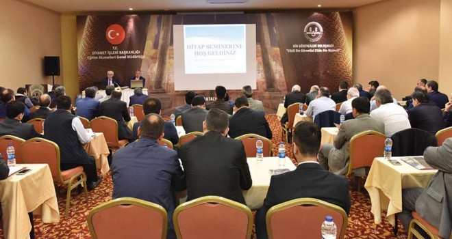 Antalya’da Hizmet Takip Programıyla ilgili eğitim verildi