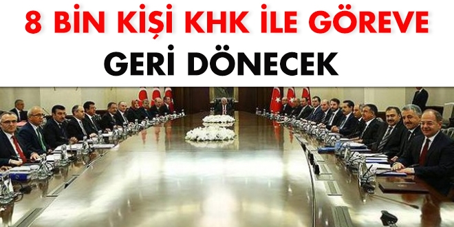 8 bin kişiye geri dönüş yolu gözüktü