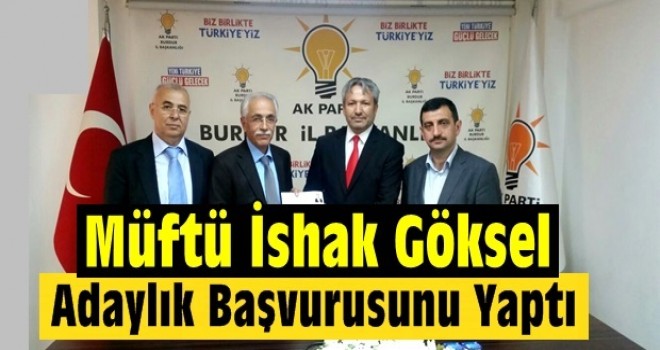 Bucak müftüsü İshak Göksel milletvekilliği için istifa etti