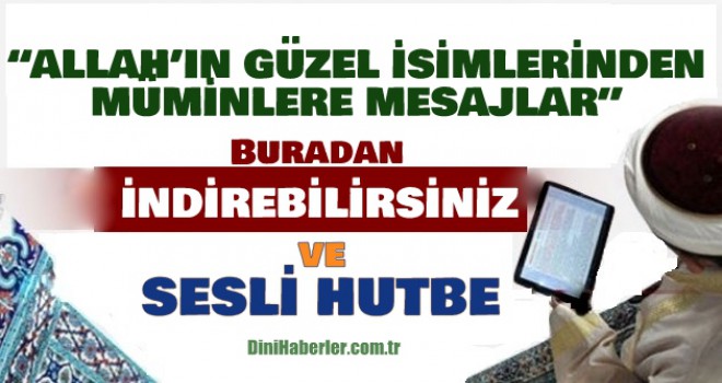 Diyanet 21.09.2018 Tarihli Cuma Hutbesi