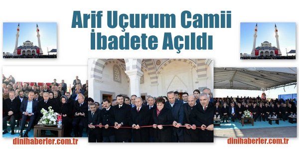 Adana\'da Arif Uçurum Camii İbadete Açıldı
