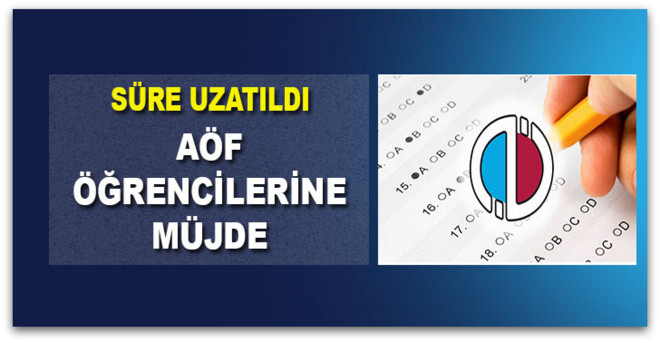 AÖF\'den öğrencilere sevindiren haber! AÖF kayıt yenileme süreleri uzatıldı!