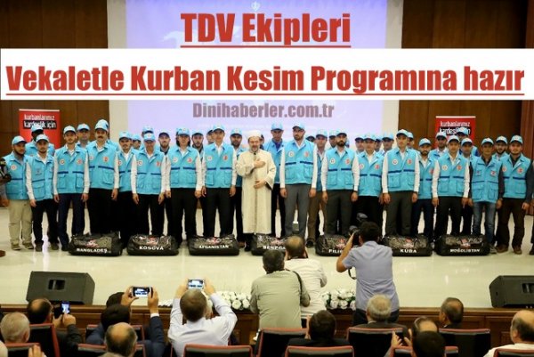 Başkan Görmez, Vekalet Yoluyla Kurban Programına katıldı…